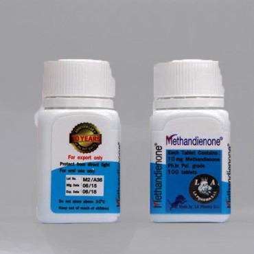 Methandienone, LA Pharma 100 tabs [10mg/1tab]
